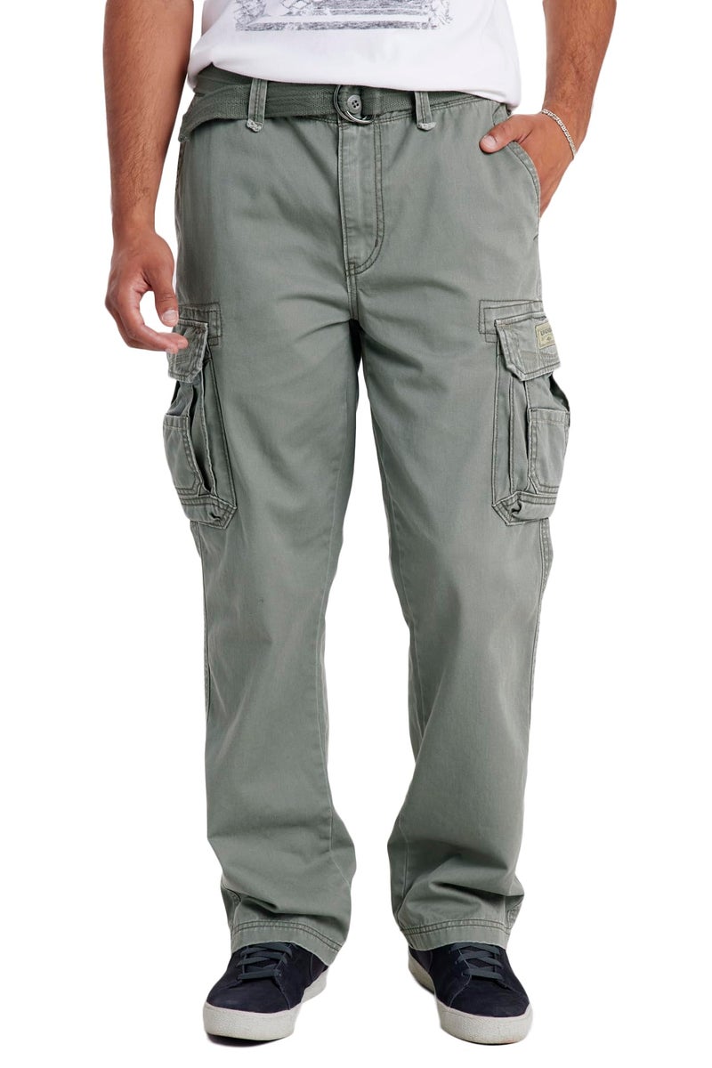 UNIONBAY mens Survivor Iv Relaxed Fit Cargo - Reg and Big Tall Sizes Casual Pants, Leaf, 32W x 30L US